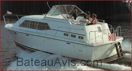 Trojan 36 Tri-Cabin avis et fiche technique